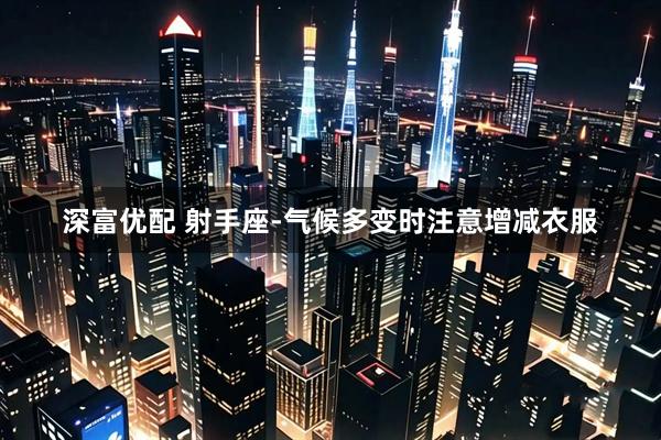 深富优配 射手座-气候多变时注意增减衣服